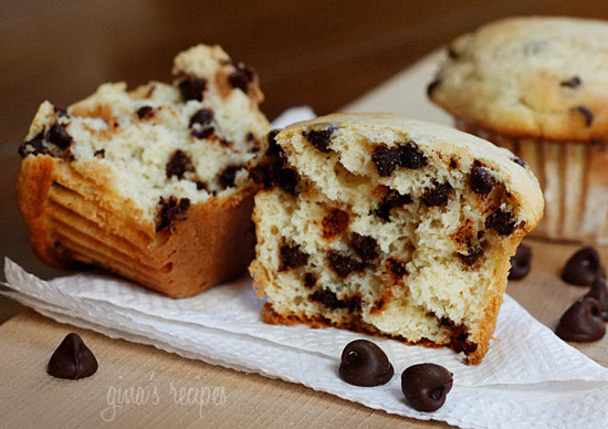 Ricotta Cheese Chocolate Chip Muffins